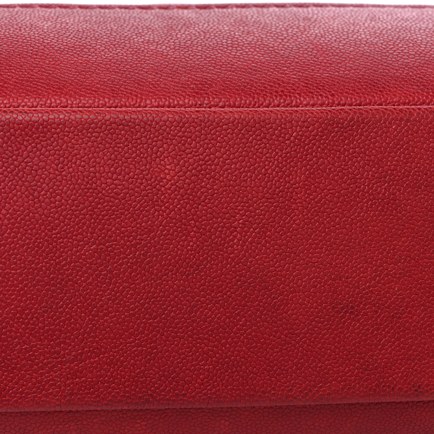 Chanel Calfskin Caviar Quilted Large Shopping Tote Red 14 of 16