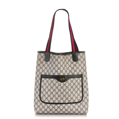 Gucci GG Plus Monogram Shoulder Bag Navy 1 of 11