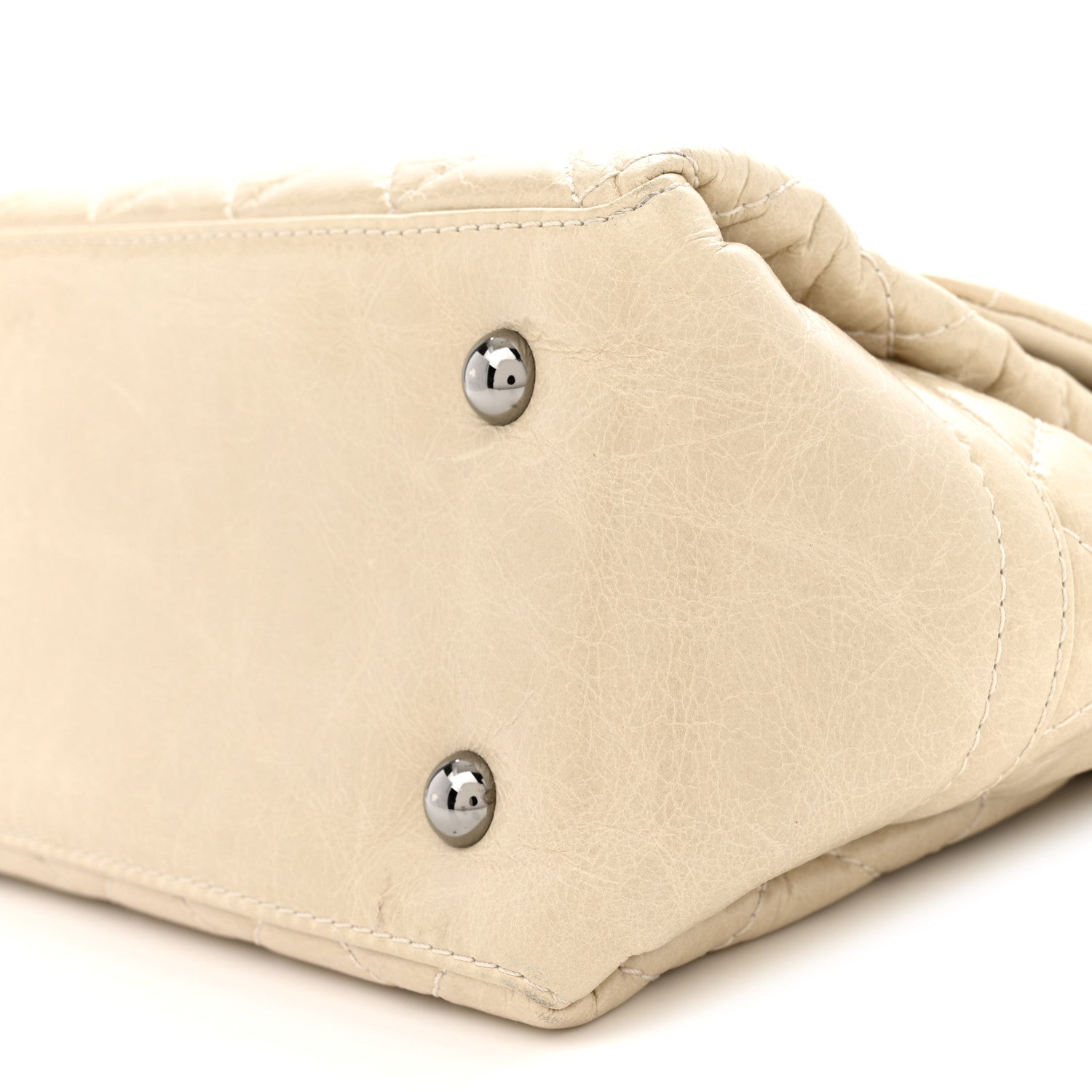 Chanel Glazed Calfskin Quilted Medium Lady Pearly Flap Light Beige 10 of 11