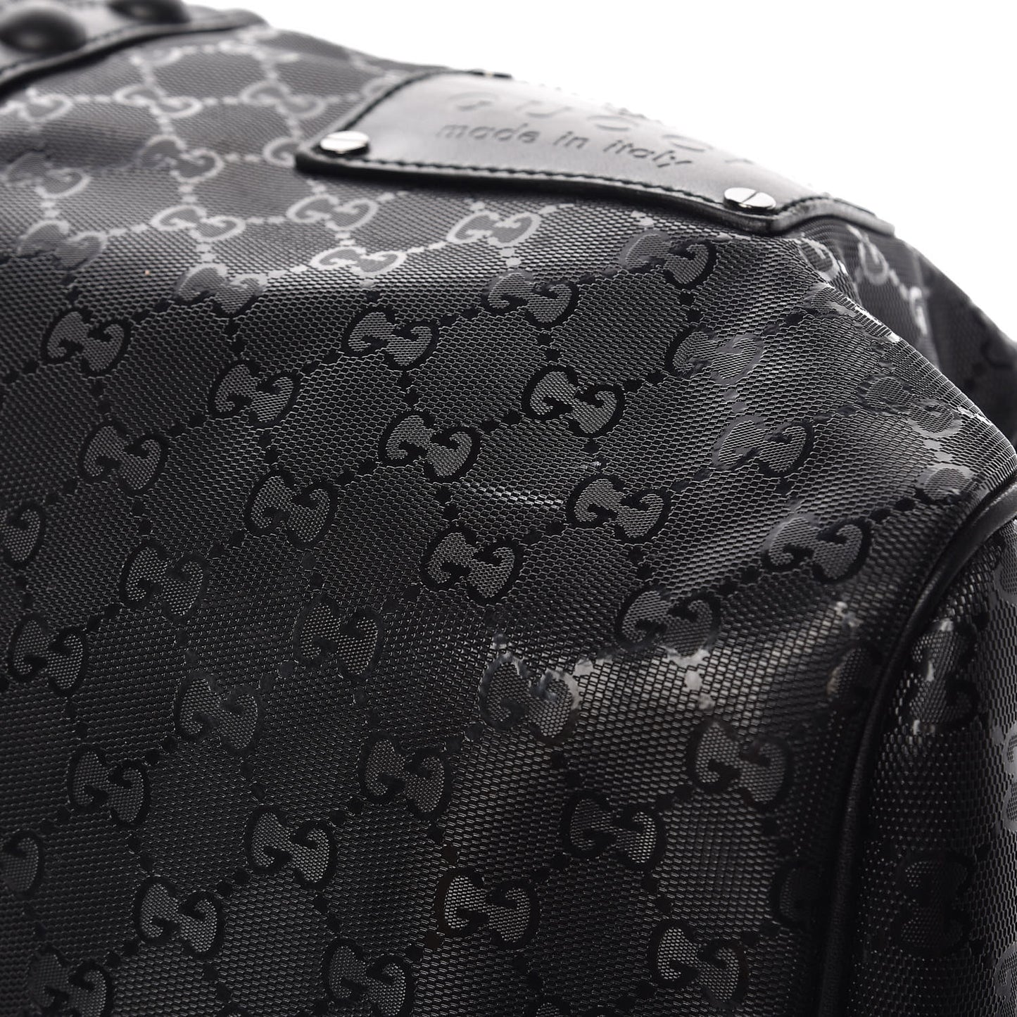 Imprime Monogram Studded Large Carry On Duffle Black