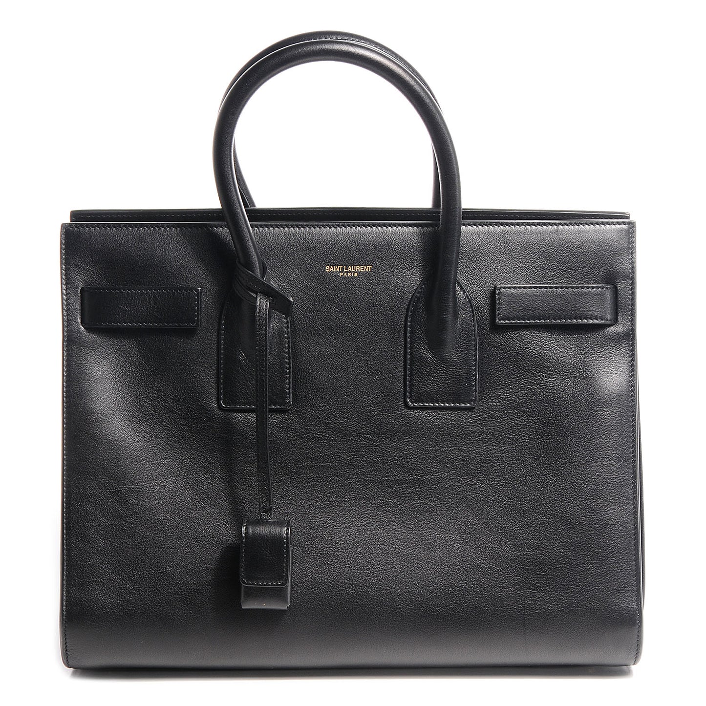 Calfskin Small Sac De Jour Black