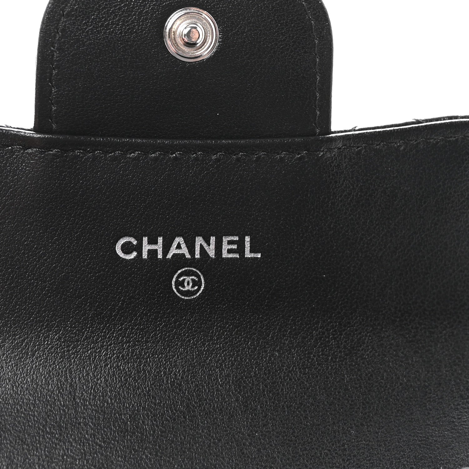 Chanel Aged Calfskin Quilted Reissue Flap Card Holder Wallet So Black 6 of 9