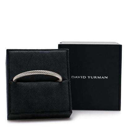 David Yurman Sterling Silver Diamond 5mm Cable Classics Dome Bracelet 4 of 4