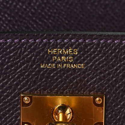 Hermes Epsom Kelly To Go Wallet Raisin 5 of 5