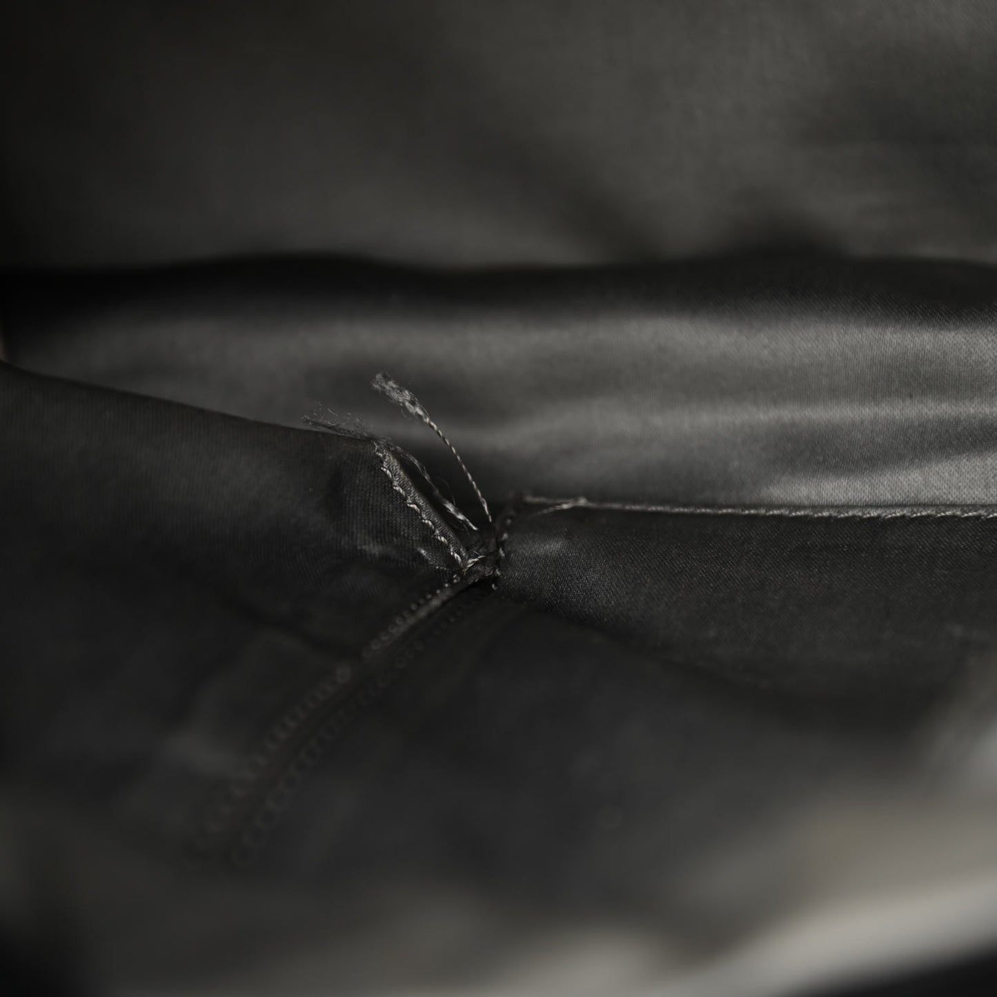 Distressed Lambskin Vintage Ligne Lady Braid Tote Black