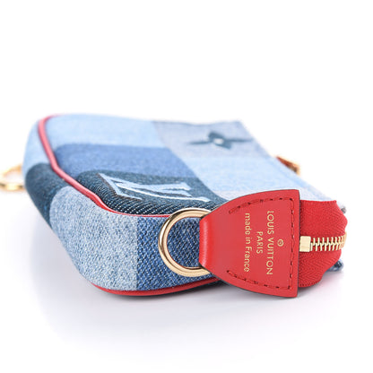 Louis Vuitton Denim Micro Pochette Accessories Denim Rouge 8 of 11