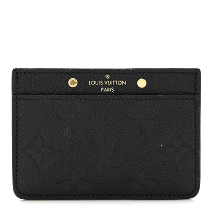 Louis Vuitton Empreinte Card Holder Black 1 of 7