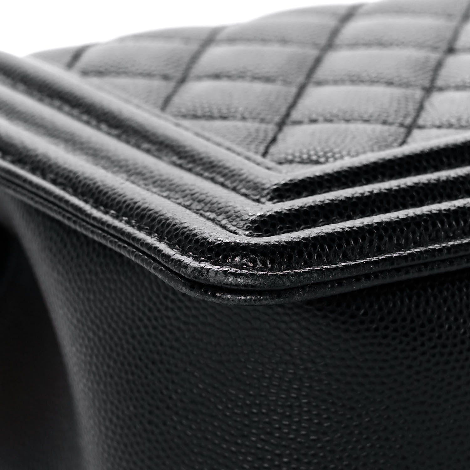 Chanel Caviar Quilted Medium Boy Flap Black 12 of 15
