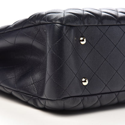 Chanel Caviar Quilted Large CC Shopping Tote Navy 8 of 10