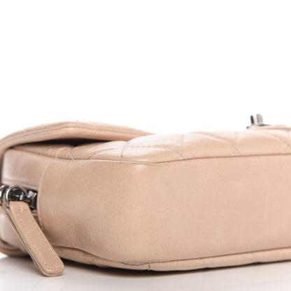 Chanel Glazed Calfskin Quilted Medium Duo Color Flap Light Pink 6 of 10