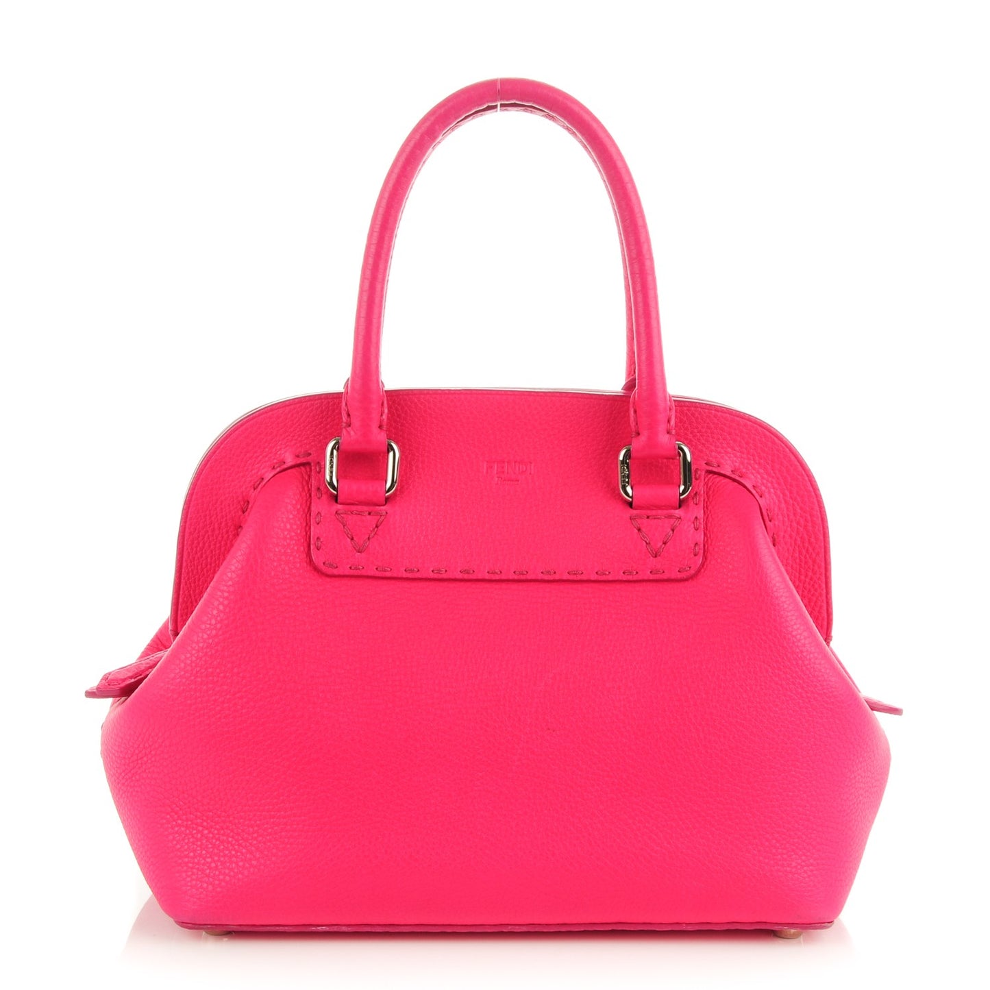 Calfskin Romano Selleria Adele 1328 Bag Fuchsia