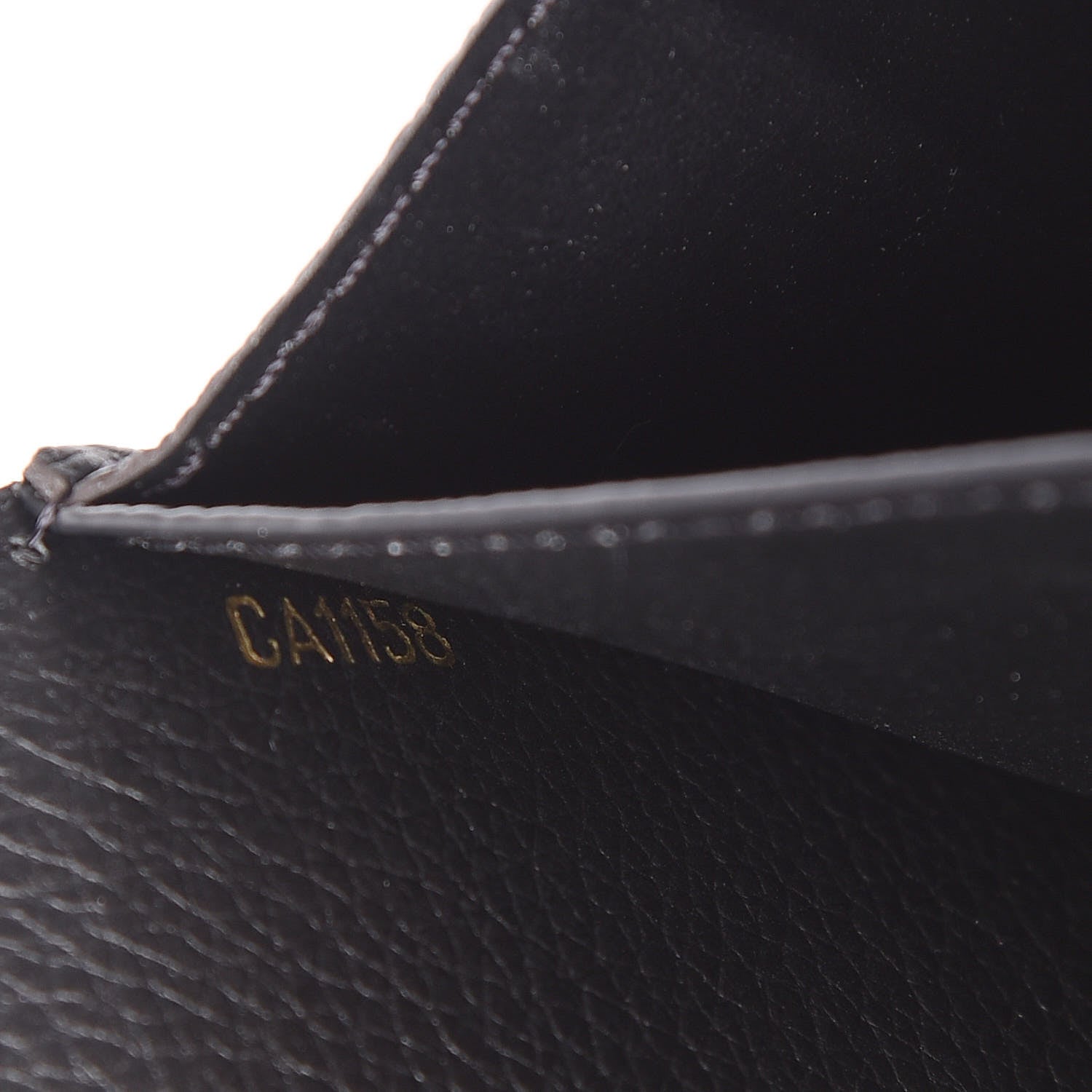 Louis Vuitton Calfskin Double V Wallet Black 8 of 8