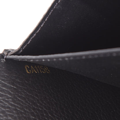 Louis Vuitton Calfskin Double V Wallet Black 8 of 8