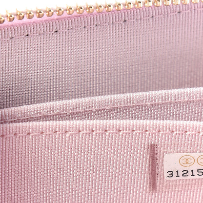 Chanel Caviar Quilted Zip Coin Purse Light Pink 7 of 8