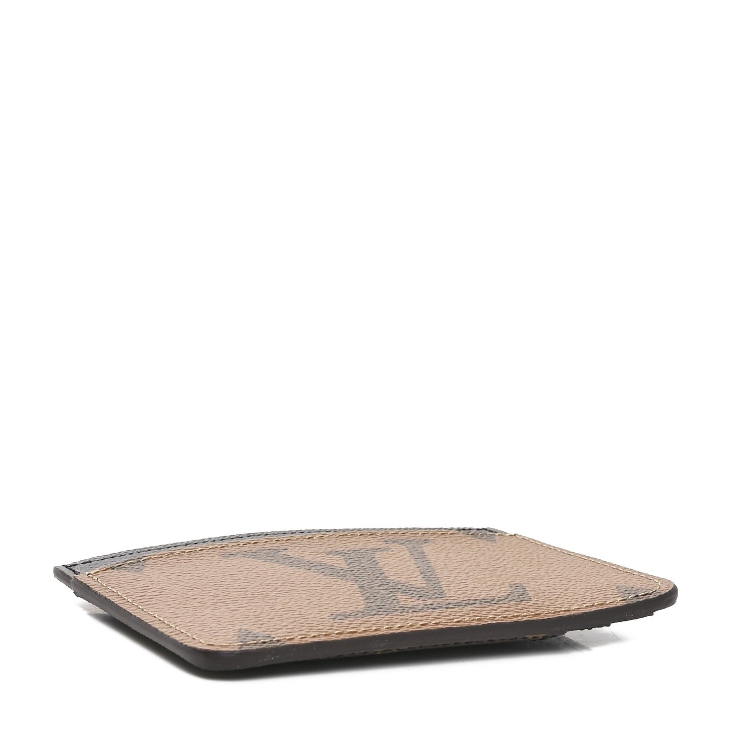 Reverse Monogram Side Up Card Holder