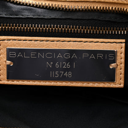 Balenciaga Agneau Classic Hardware City Beige Nougatine 7 of 11