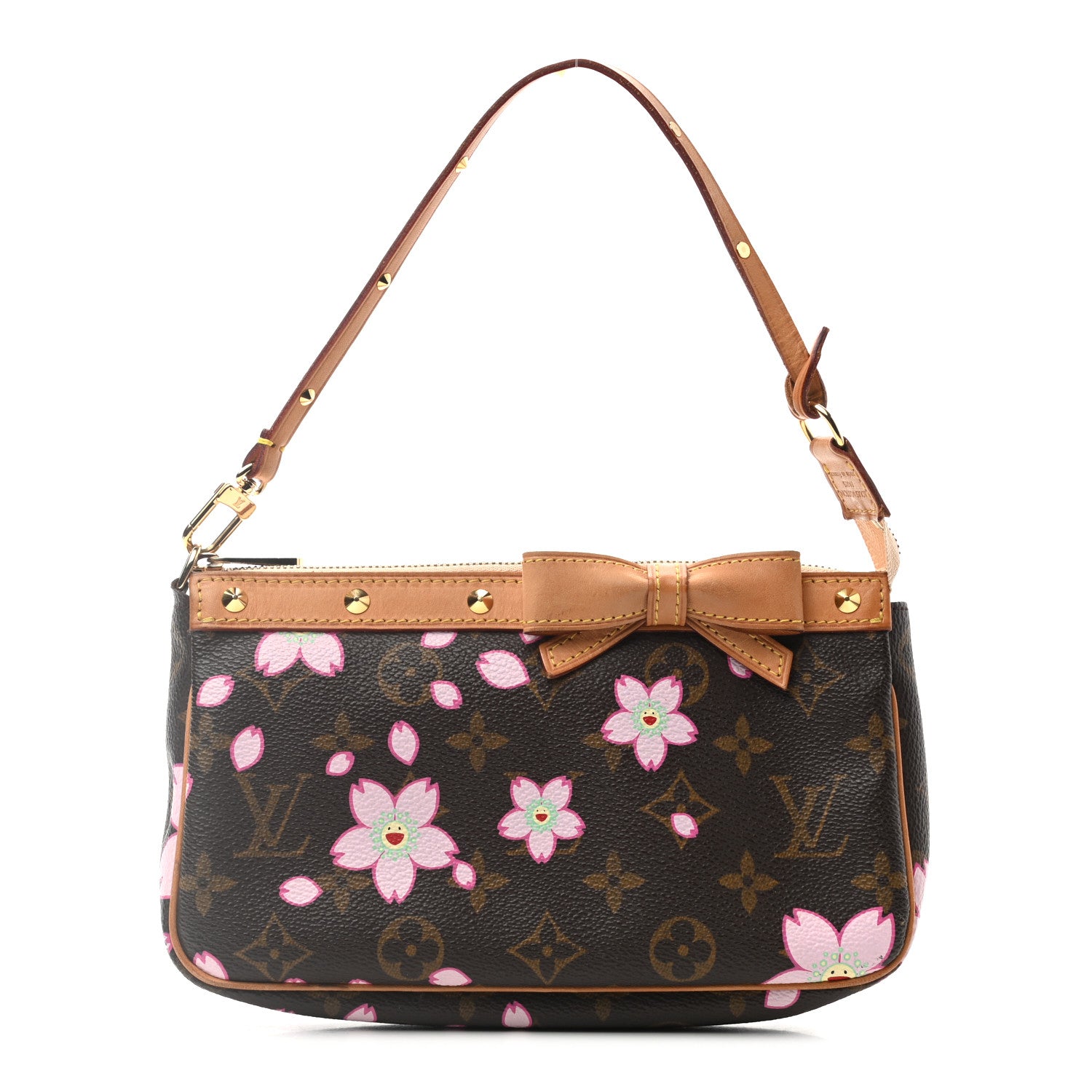 Louis Vuitton Monogram Cherry Blossom Pochette Accessories Brown 1 of 9