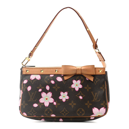 Louis Vuitton Monogram Cherry Blossom Pochette Accessories Brown 1 of 9