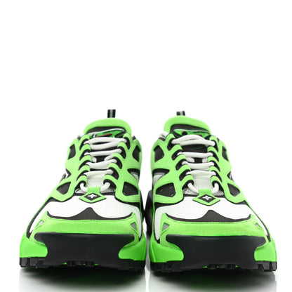 Louis Vuitton Mesh Suede Mens LV Runner Tatic Sneaker 7 Green 2 of 9