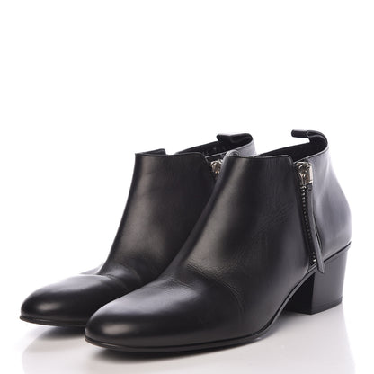 Gucci Kid Ankle Booties 39.5 Black 3 of 15