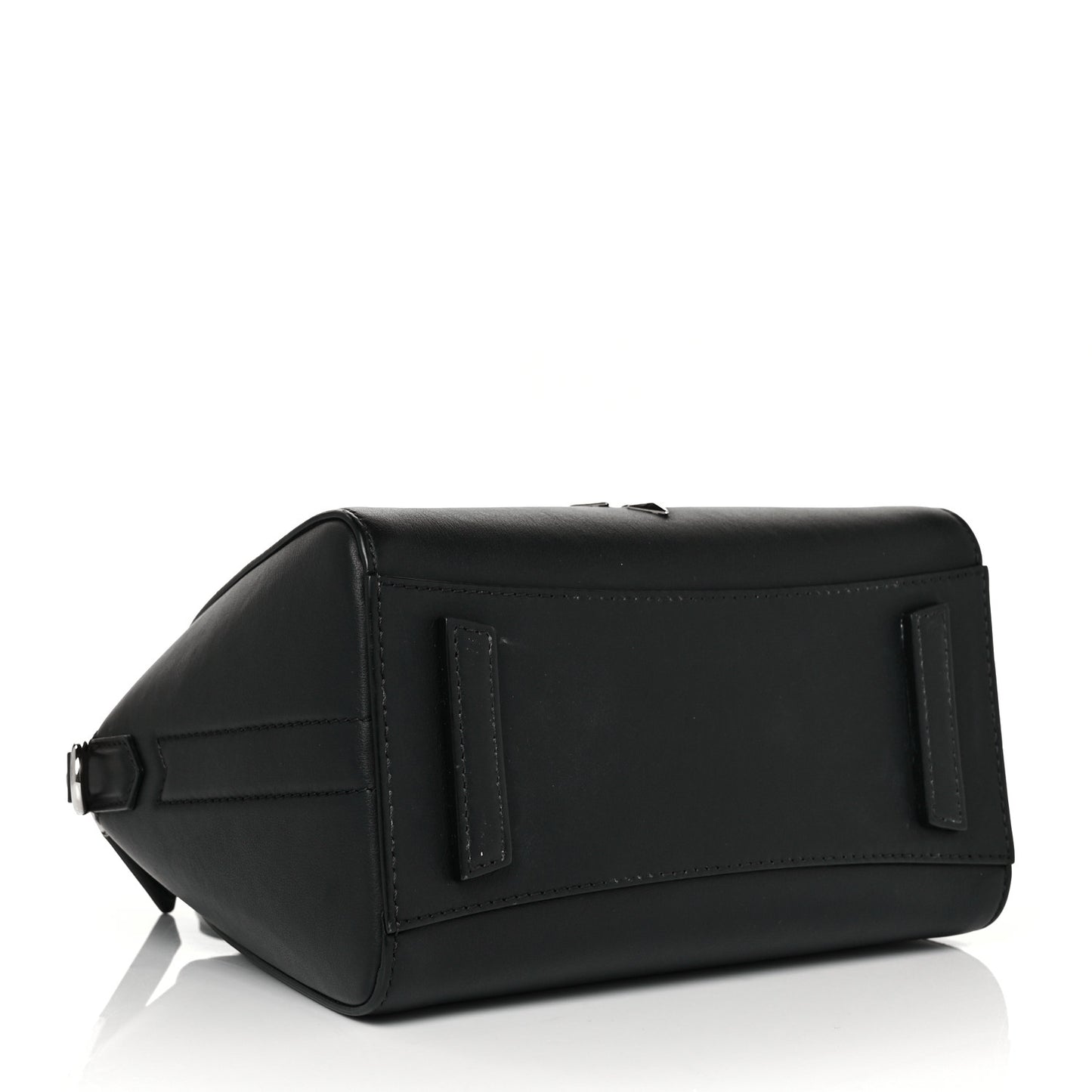 Smooth Calfskin Triangle Studded Mini Antigona Black