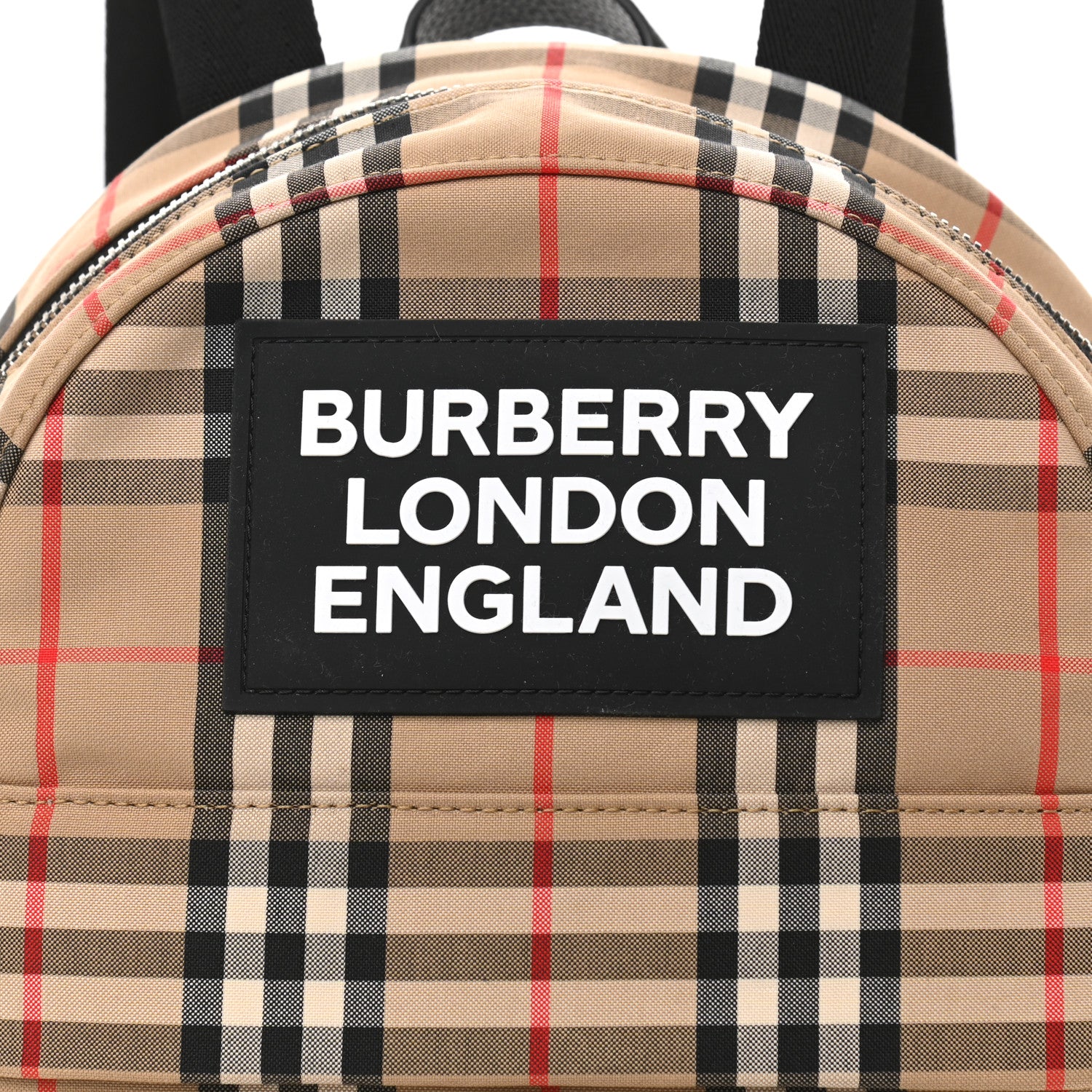 Burberry House Check Canvas Calfskin Small Nico Backpack Archive