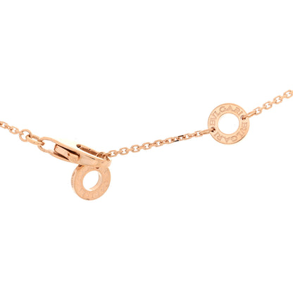 Bulgari 18K Rose Gold Diamond Carnelian Divas' Dream Pendant Necklace 4 of 4