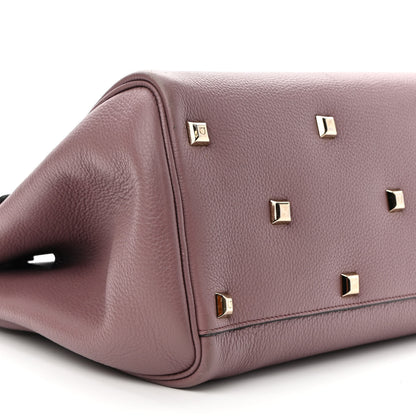 Salvatore Ferragamo Calfskin Large Studio Bag Caraway Seed 9 of 11