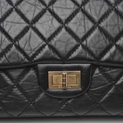 Chanel Aged Calfskin Quilted 2.55 Reissue 227 Flap Black 8 of 14