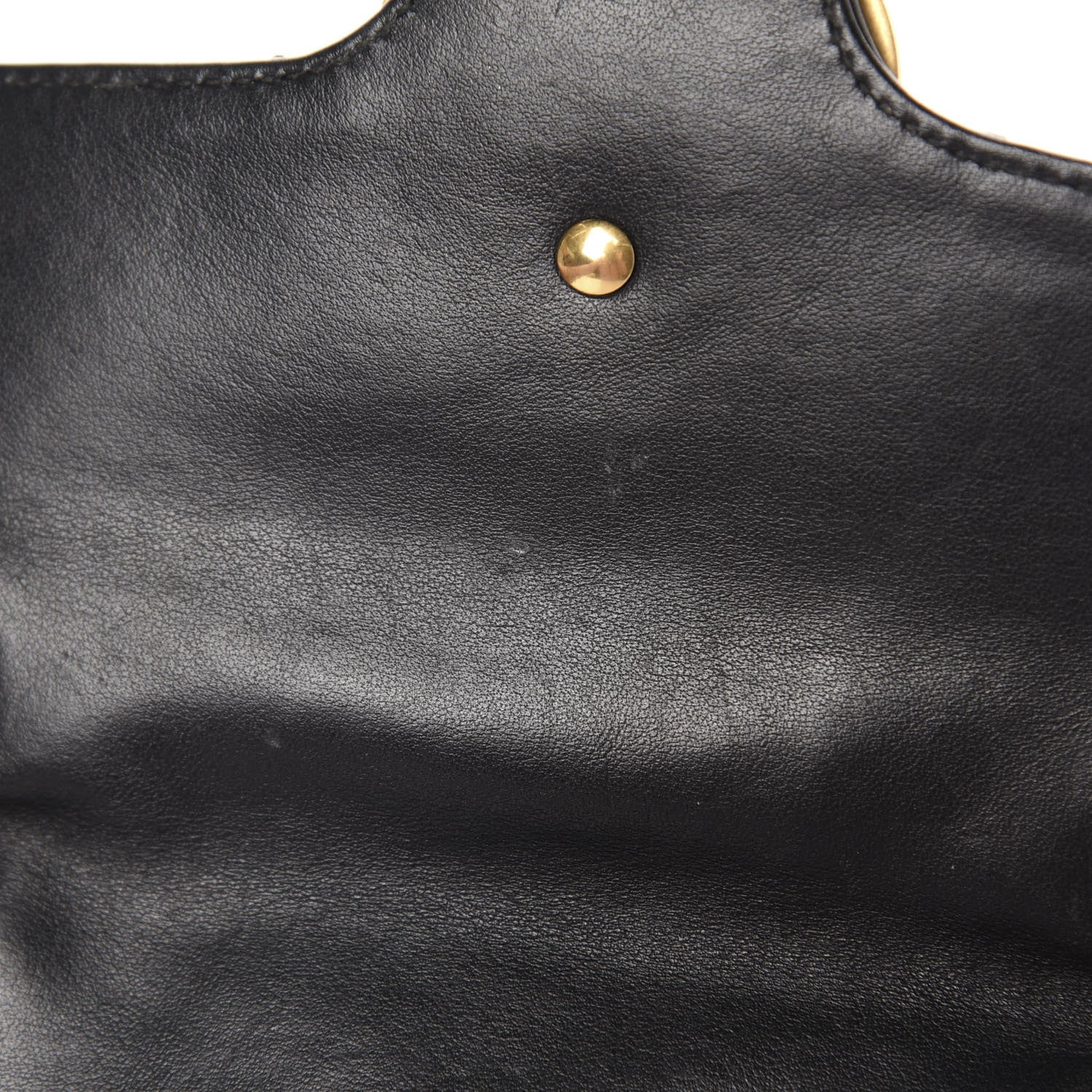 Gucci Calfskin Matelasse Mini GG Marmont Shoulder Bag Black 8 of 17