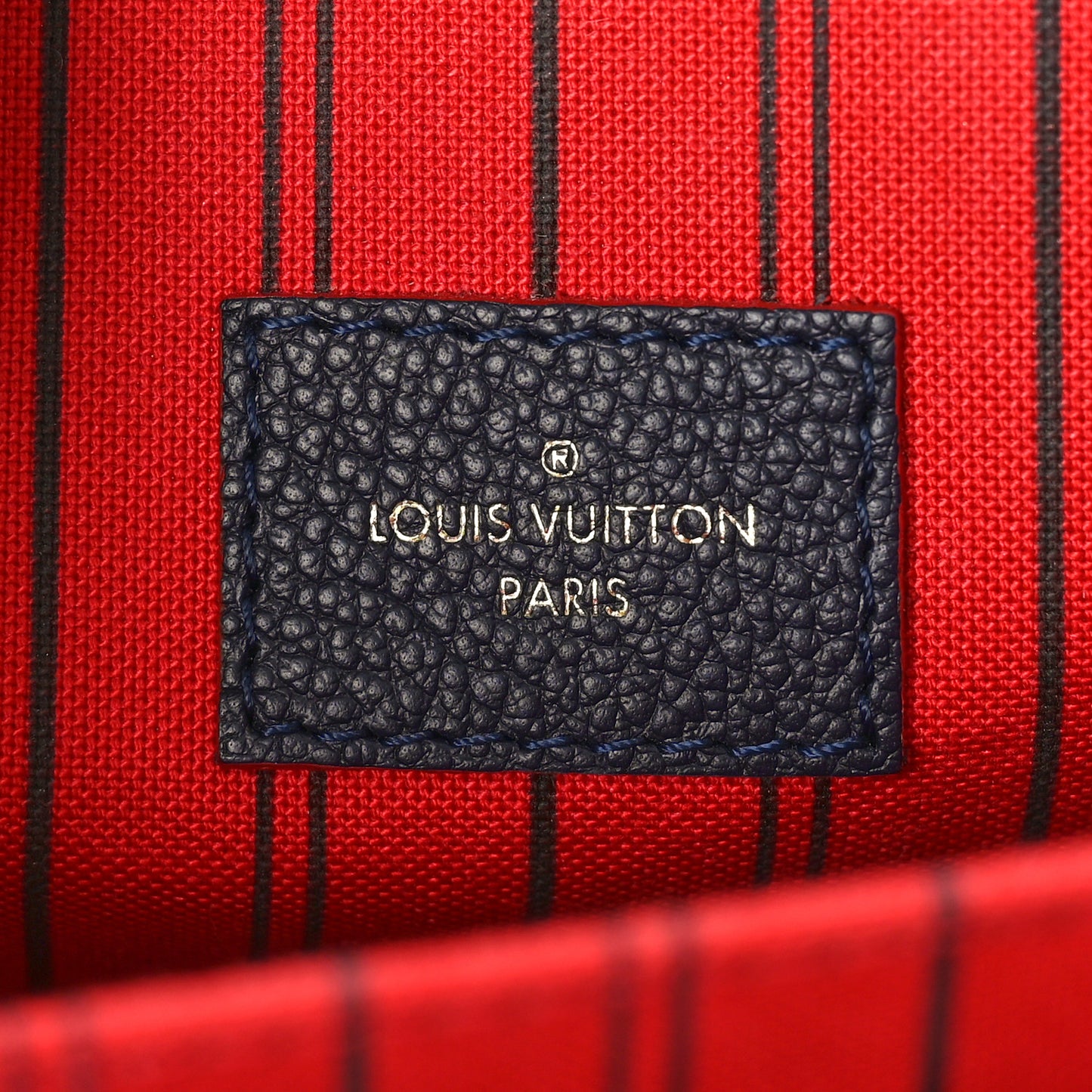 Empreinte Pochette Metis Marine Rouge