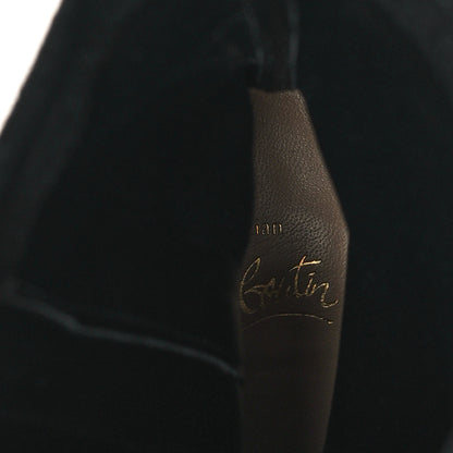 Christian Louboutin Suede Stretchadoxa Ankle Bootie 35 Black 8 of 8