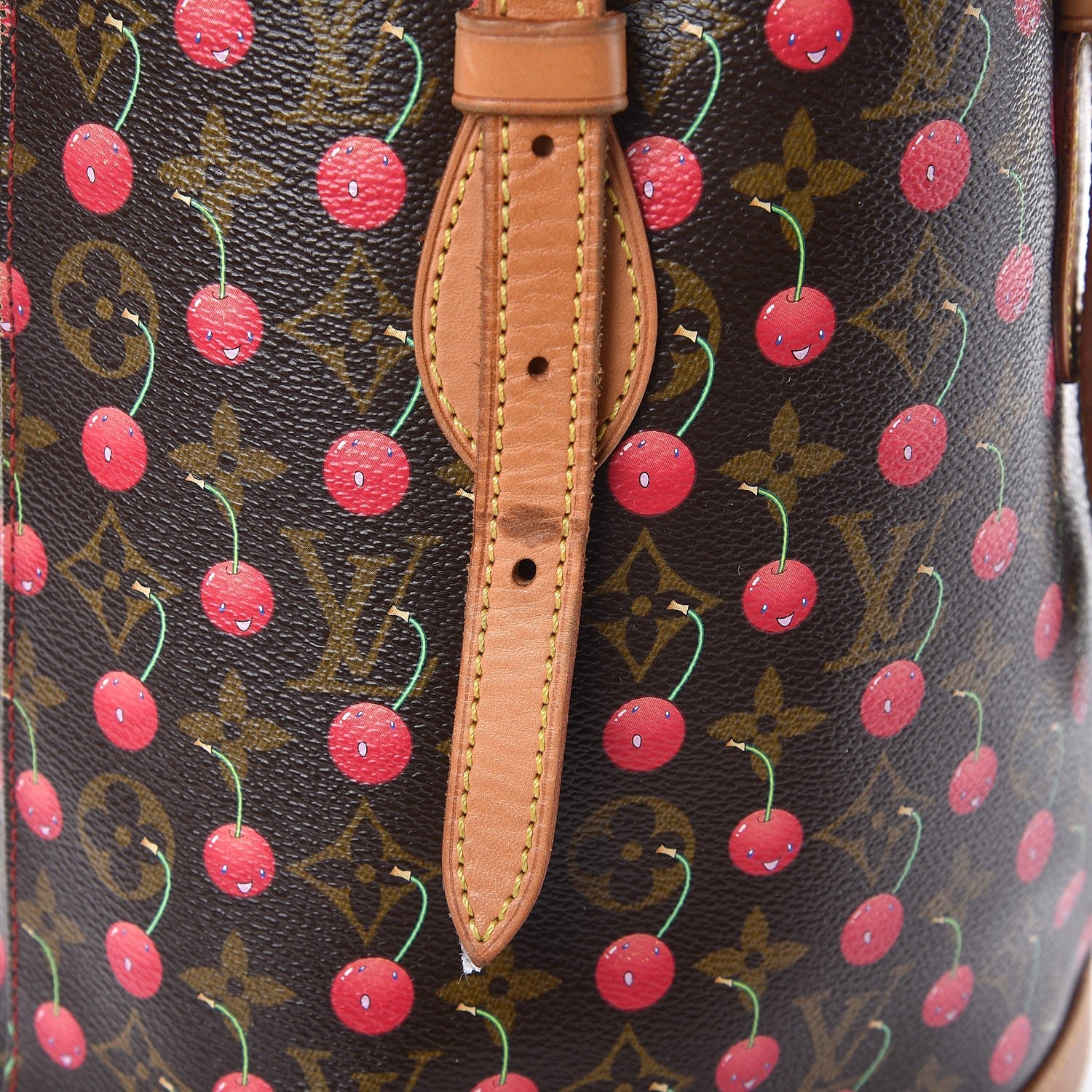 Louis Vuitton Monogram Cerises Bucket Bag 10 of 13