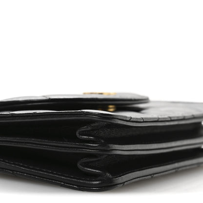 Chanel Lambskin Quilted Phone Holder Flap Black 9 of 10