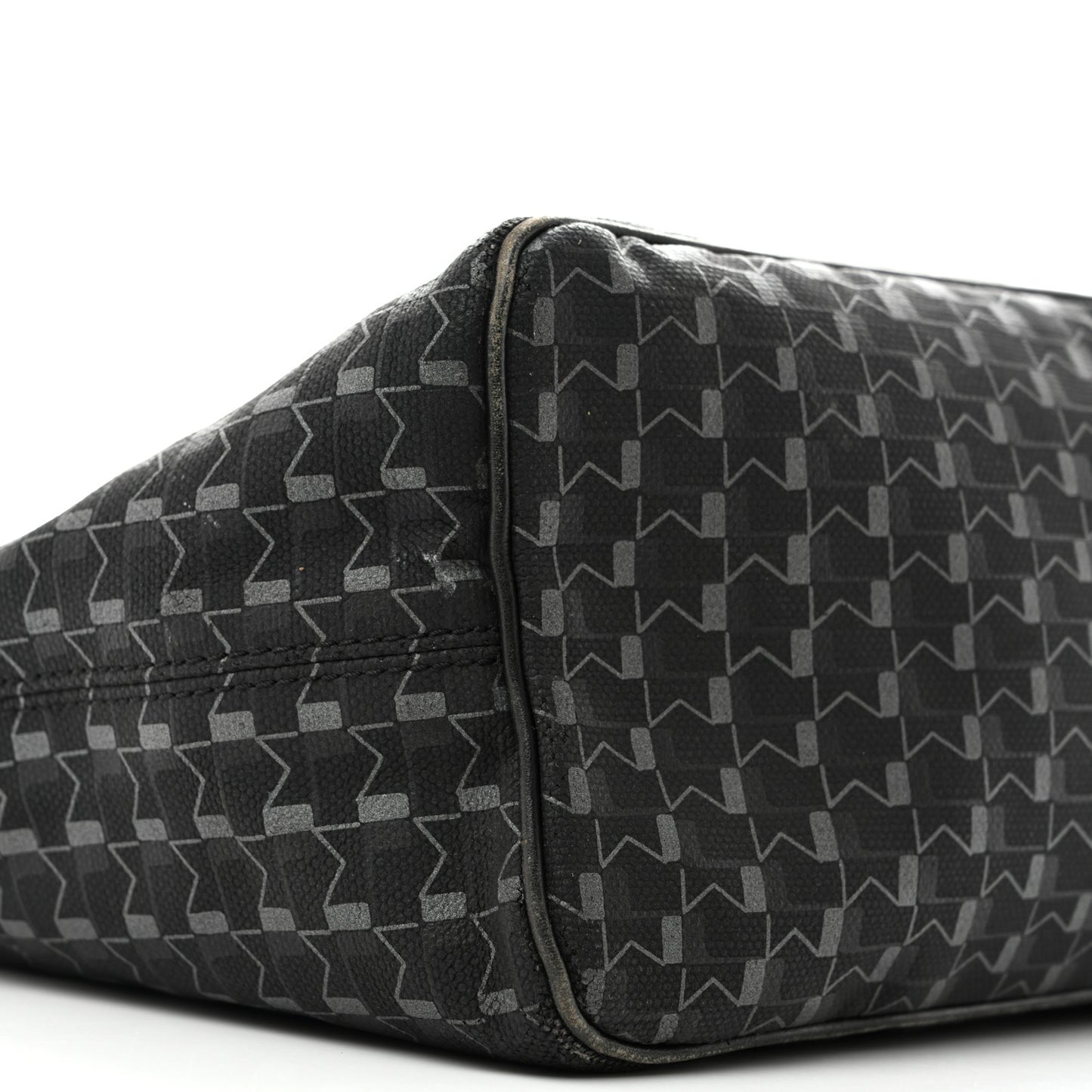 Calfskin Canvas 1920 M Monogram MM Tote  Black