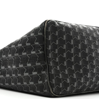 Moynat Calfskin Canvas 1920 M Monogram MM Tote  Black 8 of 15