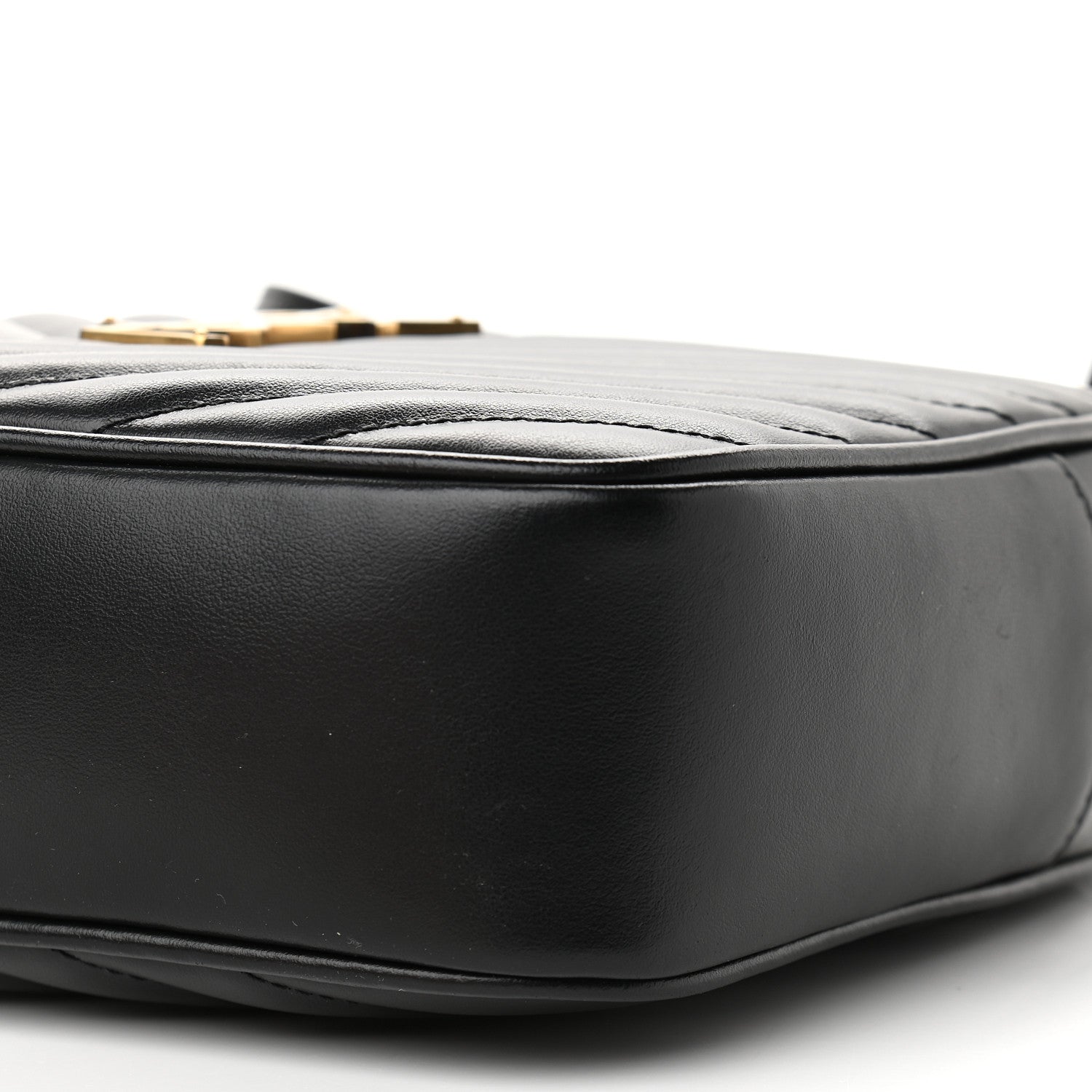 Saint Laurent Calfskin Matelasse Monogram Lou Camera Bag Black 9 of 9