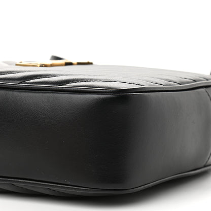 Saint Laurent Calfskin Matelasse Monogram Lou Camera Bag Black 9 of 9