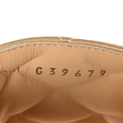 Chanel Lambskin Quilted CC Mules Wedge Sandals 39 Beige 7 of 8
