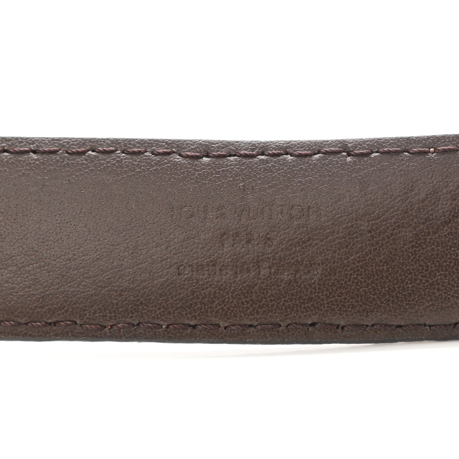 Louis Vuitton Mini Damier Ebene 25mm LV Initiales Belt 80 32 3 of 9