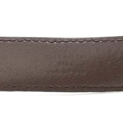Louis Vuitton Mini Damier Ebene 25mm LV Initiales Belt 80 32 3 of 9