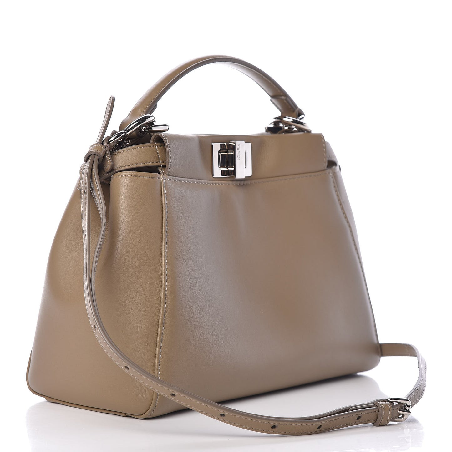 Nappa Mini Peekaboo Iconic Satchel Tortora