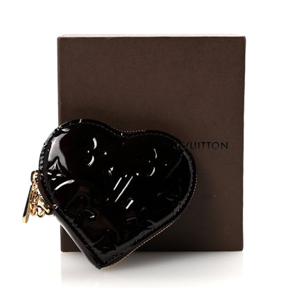 Louis Vuitton Vernis Heart Coin Purse Amarante 7 of 7