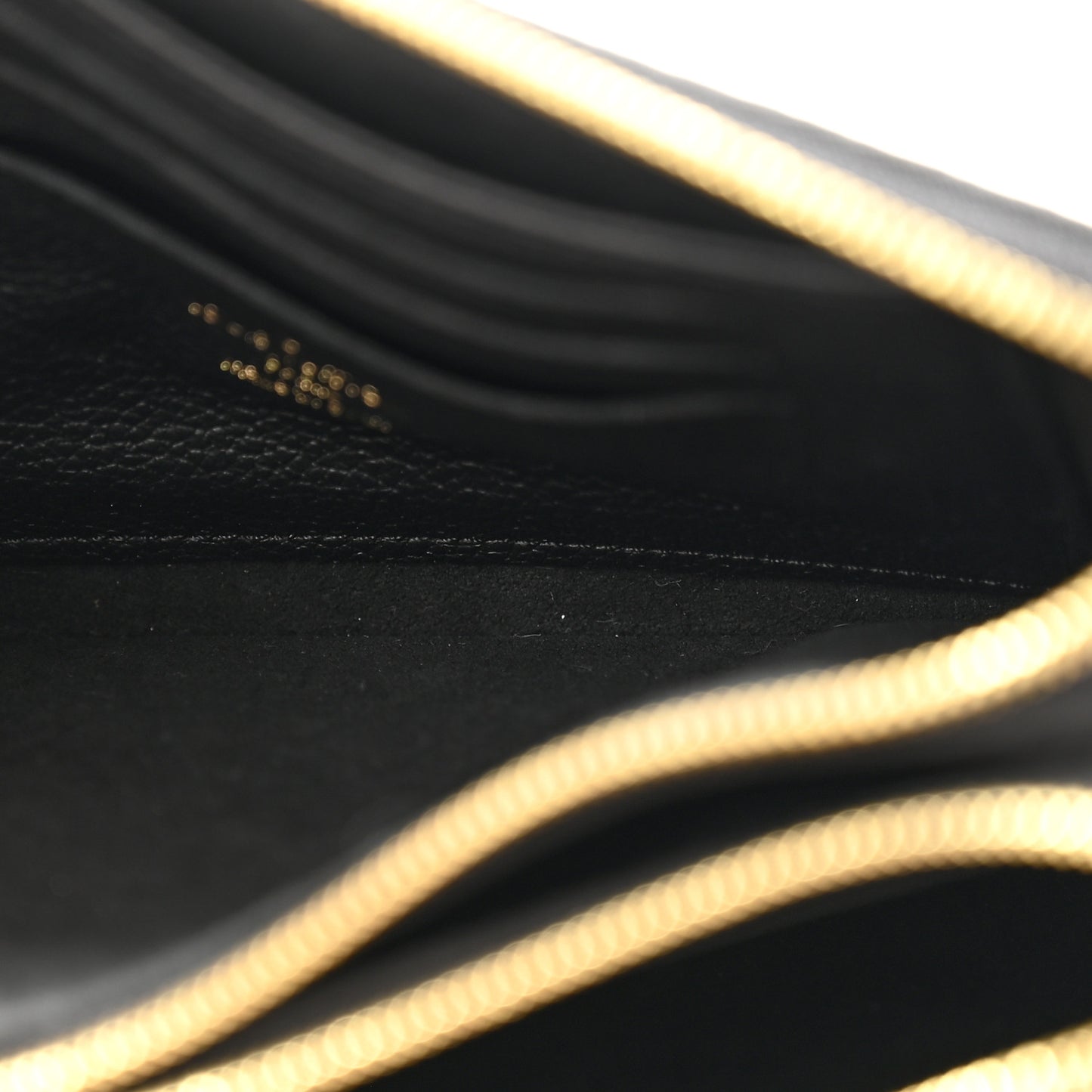 Empreinte Monogram Giant Double Zip Pochette Black Cream