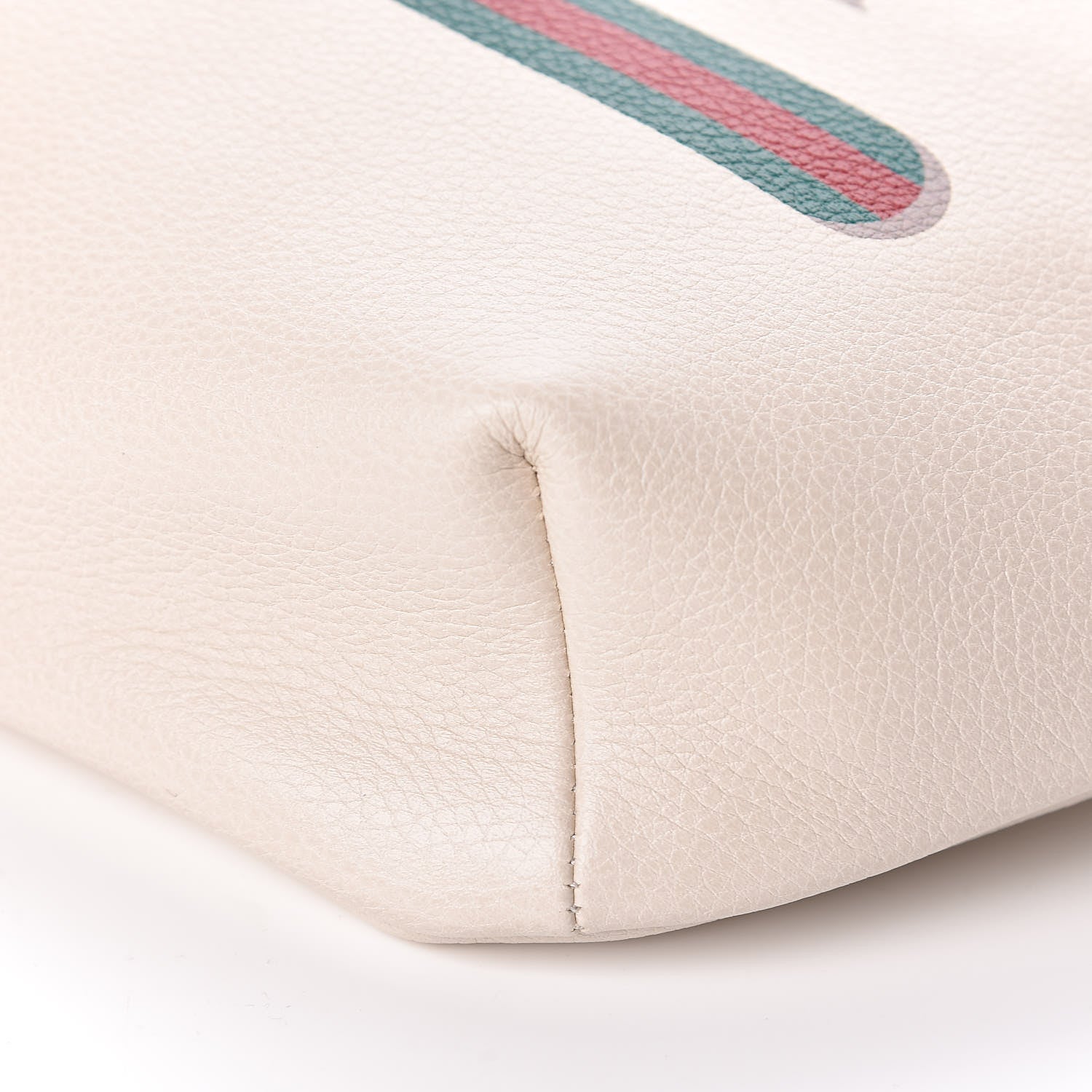 Gucci Grained Calfskin Logo Belt Bag White 10 of 10