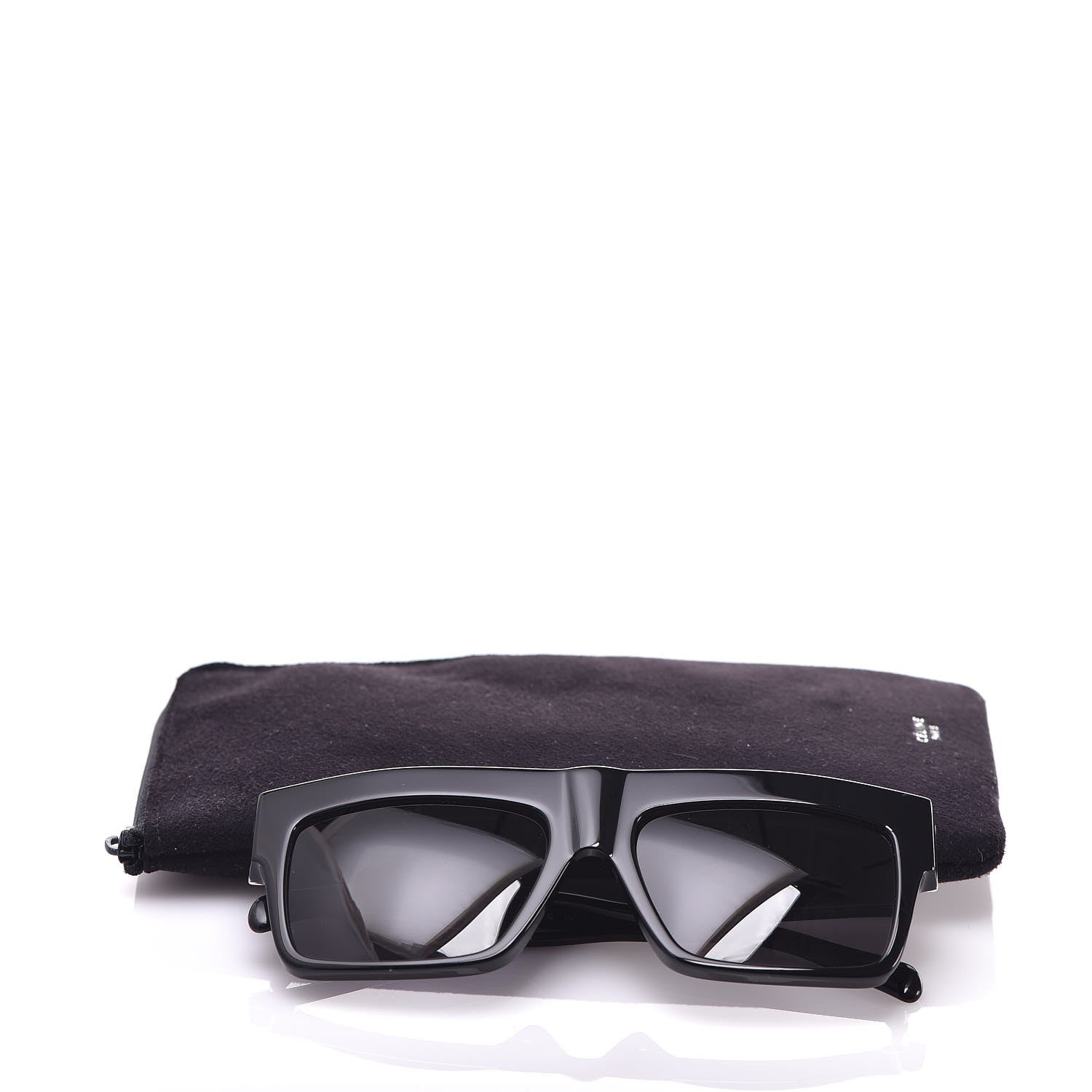 Celine Polarized ZZ Top Sunglasses CL 41756/S Black 7 of 7