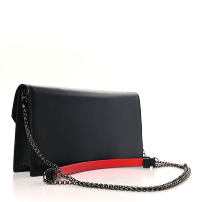 Christian Louboutin Calfskin Loubi54 Crossbody Clutch Black 3 of 9