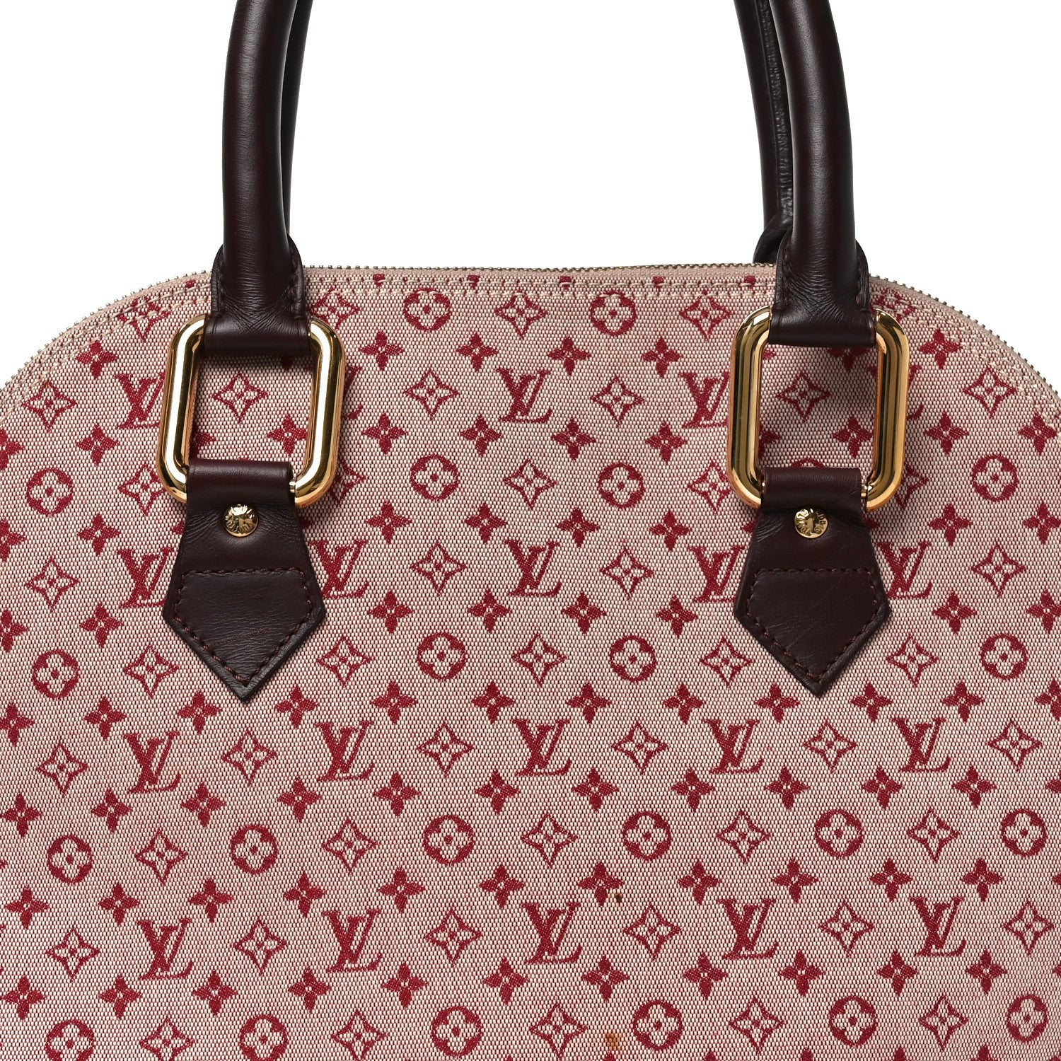 Louis Vuitton Mini Monogram Alma Haut Tote Cherry 7 of 9