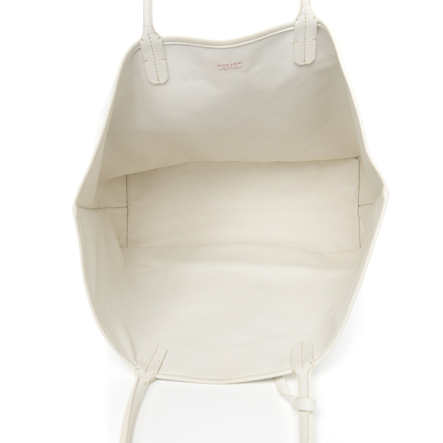 Goyardine Reversible Anjou PM White