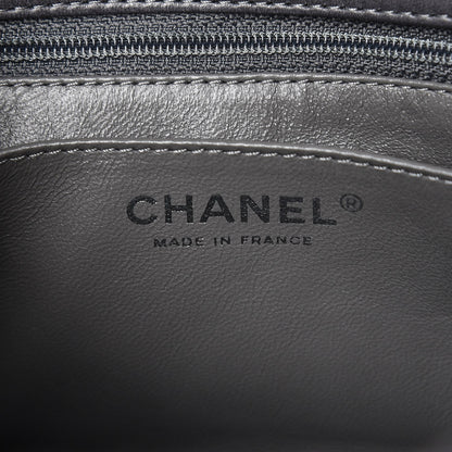 Chanel Lambskin Quilted Mini Square Flap Dark Grey 6 of 9